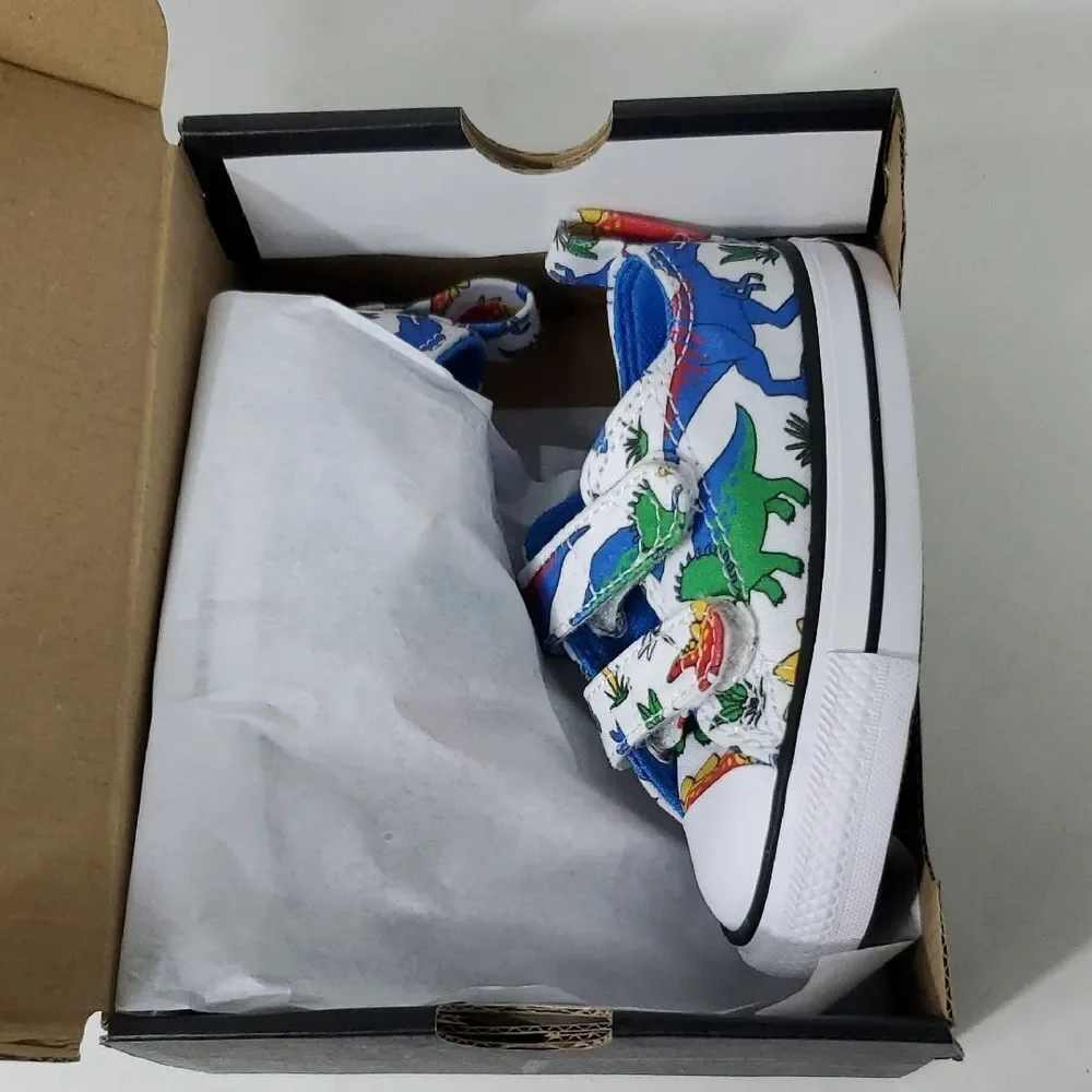 Converse CTAS 2V OX Infant Dinosaur Low Top Sneakers Size 5 NIB